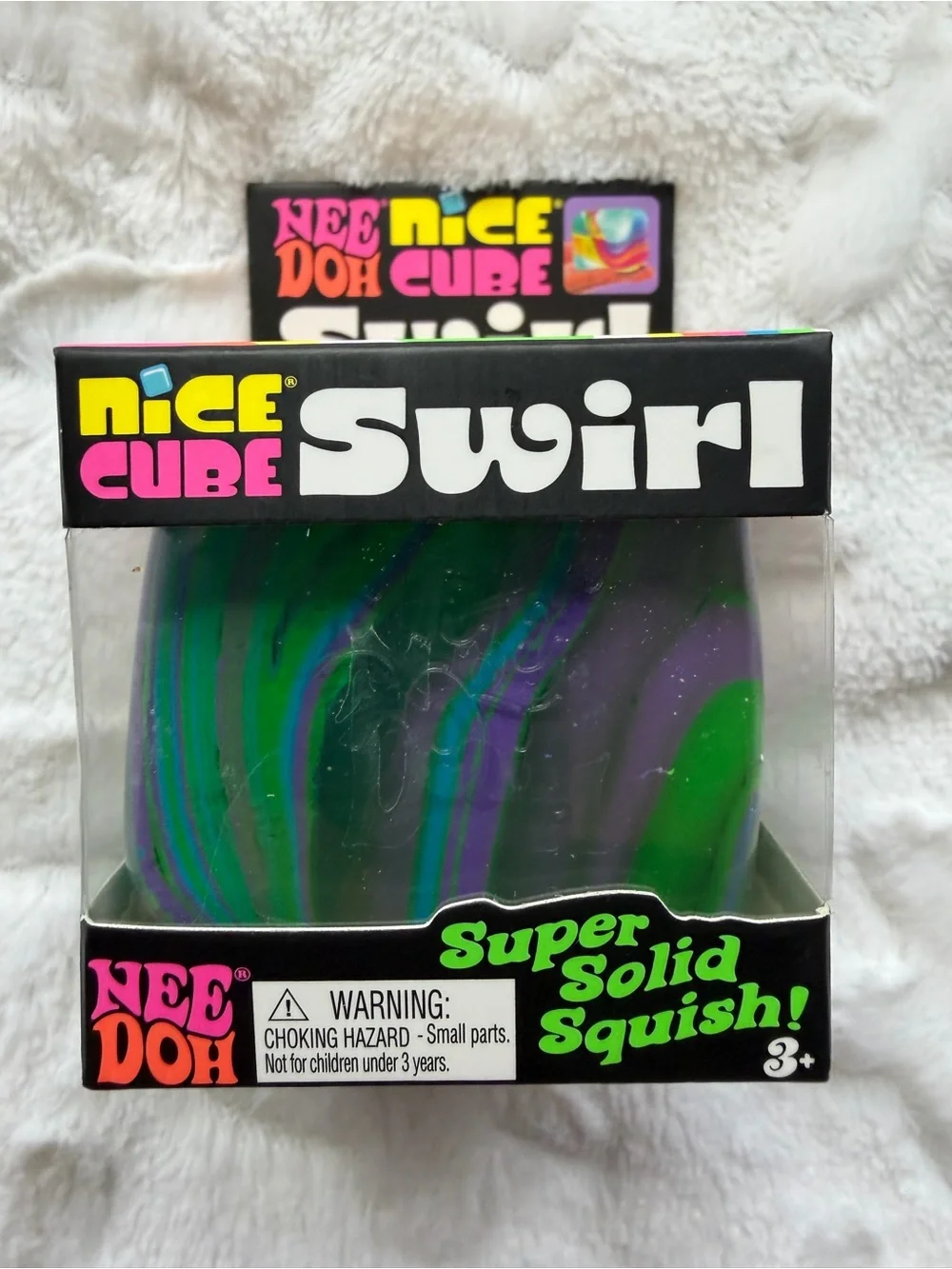 💚💙💜✨ **NIB – RARE NEEDOH NICE CUBE SWIRL GREEN, BLUE & PURPLE!** ✨💜💙💚RARE